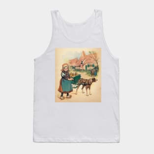 Dutch Girl with Milk Wagon Tank Top